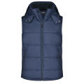 Men's Padded Vest - Modische Steppweste mit abnehmbarer Kapuze