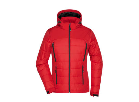 Ladies' Outdoor Hybrid Jacket-Thermojacke in attraktivem Materialmix