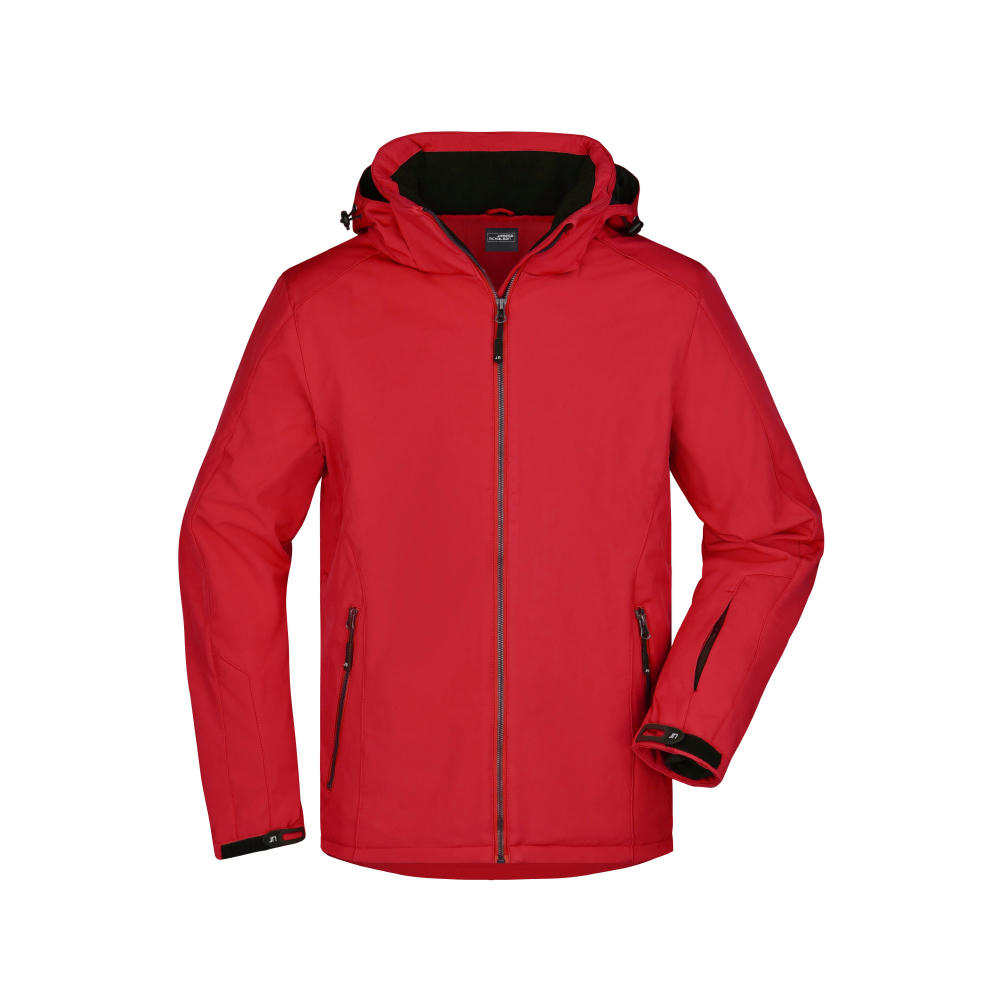 Men's Wintersport Jacket - Elastische, gefütterte Softshelljacke