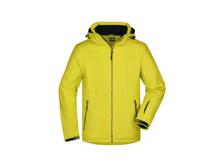 Men's Wintersport Jacket-Elastische, gefütterte Softshelljacke