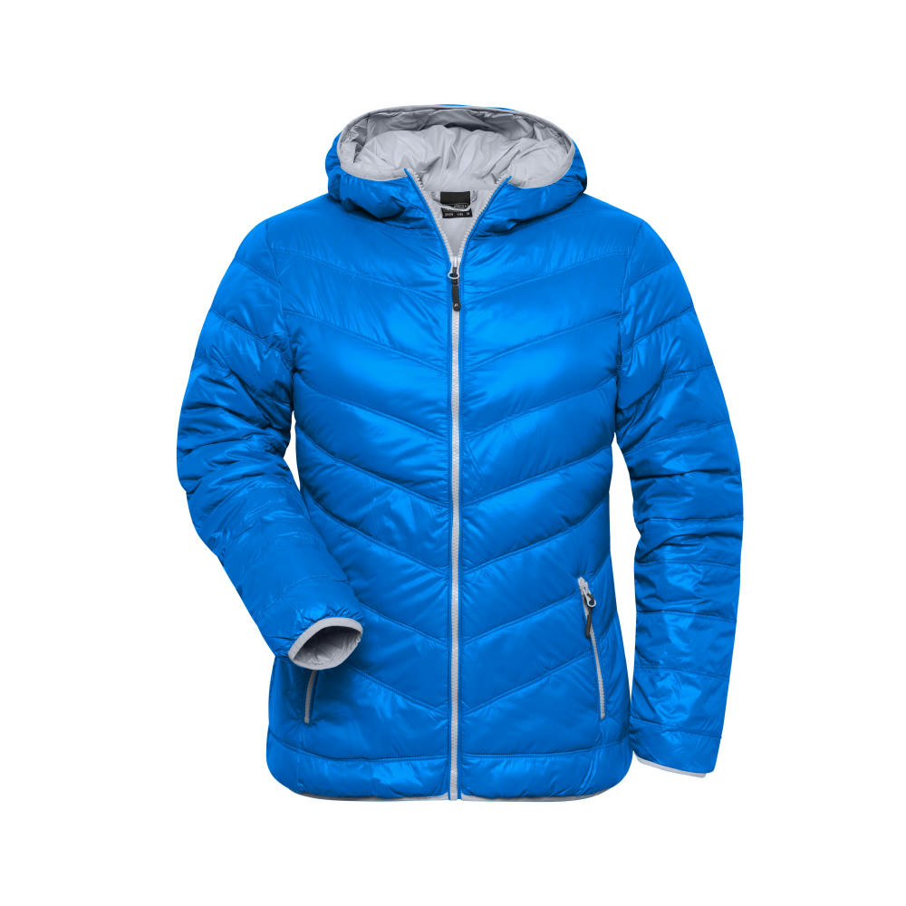 Ladies' Down Jacket-Ultraleichte Daunenjacke mit Kapuze in sportlichem Style