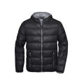 Men's Down Jacket - Ultraleichte Daunenjacke mit Kapuze in sportlichem Style