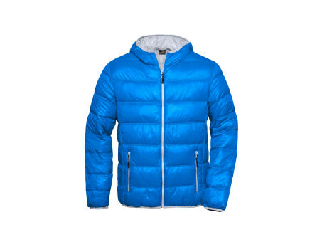 Men's Down Jacket-Ultraleichte Daunenjacke mit Kapuze in sportlichem Style