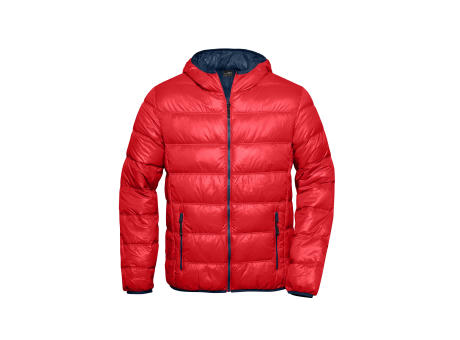 Men's Down Jacket-Ultraleichte Daunenjacke mit Kapuze in sportlichem Style