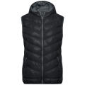Ladies' Down Vest - Ultraleichte sportliche Daunenweste mit Kapuze