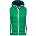 Ladies' Maritime Vest - Modische Steppweste mit angeschnittener Kapuze