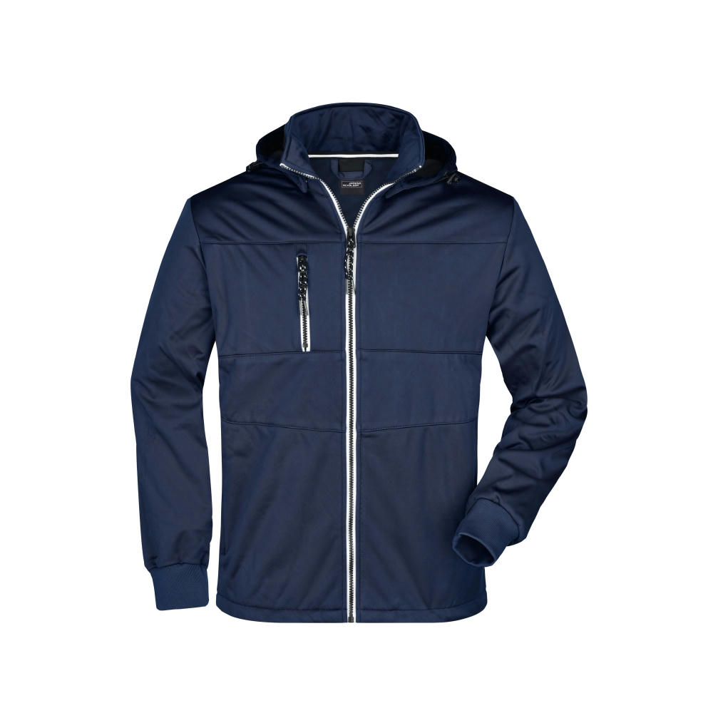 Men's Maritime Jacket - Junge Softshelljacke mit modischen Details