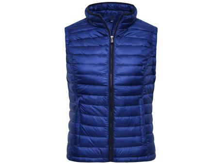 Ladies' Quilted Down Vest-Sportliche Daunenweste mit Stehkragen