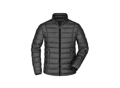 Men's Quilted Down Jacket-Sportliche Daunenjacke mit Stehkragen