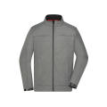 Men's Softshell Jacket-Klassische Softshelljacke in Melange-Optik