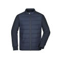 Men's Hybrid Sweat Jacket - Modische Sweatjacke in attraktivem Materialmix