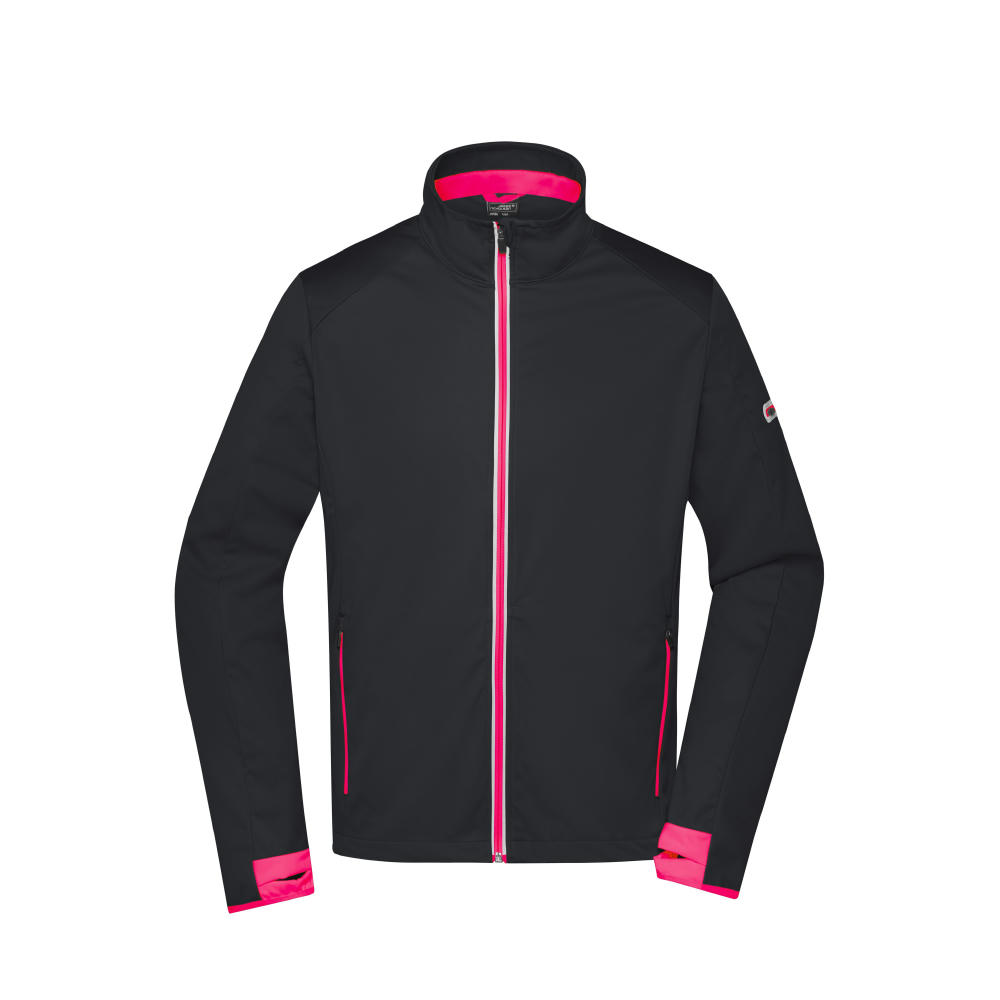 Men's Sports Softshell Jacket - Funktionelle Softshelljacke für Sport, Freizeit und Promotion