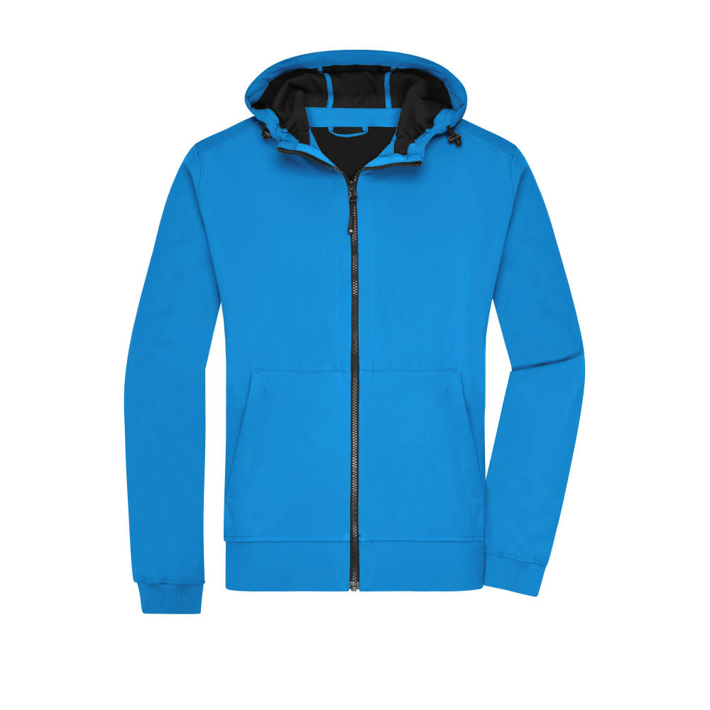 Men's Hooded Softshell Jacket - Softshelljacke mit Kapuze im sportlichen Design