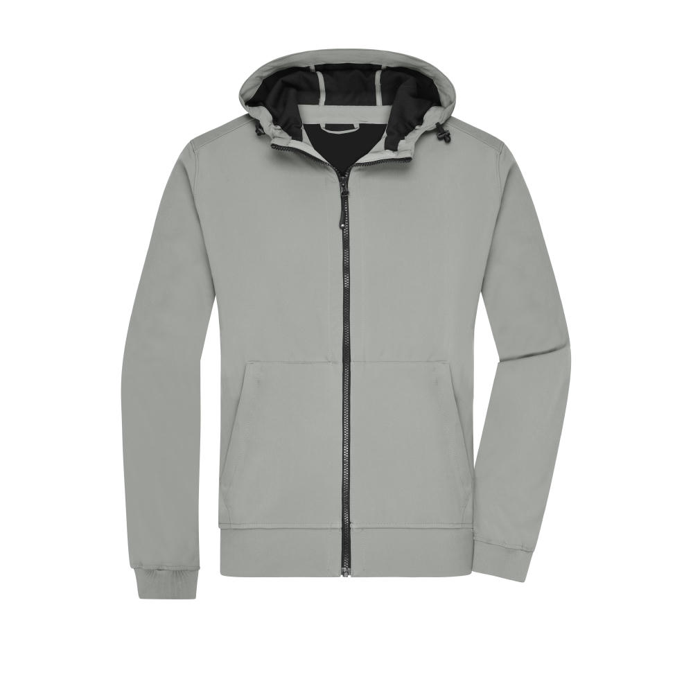 Men's Hooded Softshell Jacket - Softshelljacke mit Kapuze im sportlichen Design