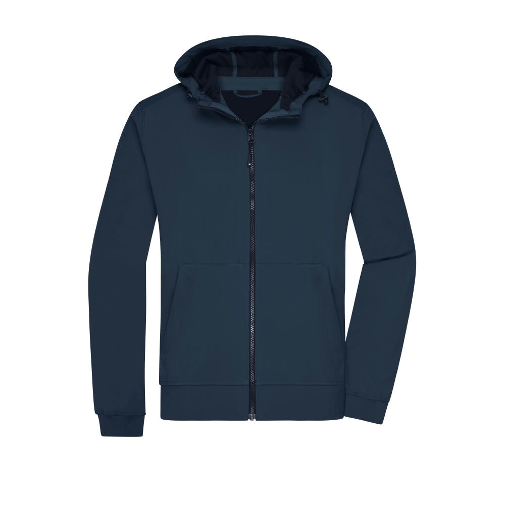 Men's Hooded Softshell Jacket-Softshelljacke mit Kapuze im sportlichen Design