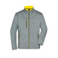 Men's Softshell Jacket-Softshell-Jacke in Melange-Optik