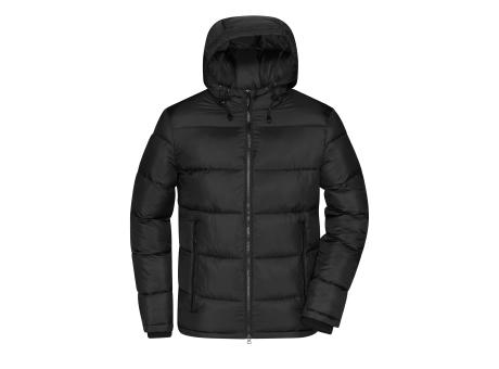 Men's Padded Jacket-Gesteppte Winterjacke aus recyceltem Polyester mit sorona®AURA Wattierung