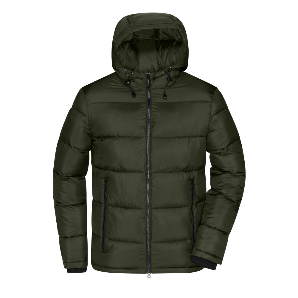 Men's Padded Jacket - Gesteppte Winterjacke aus recyceltem Polyester mit sorona®AURA Wattierung