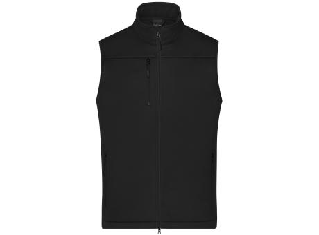 Men's Softshell Vest-Klassische Softshellweste im sportlichen Design aus recyceltem Polyester