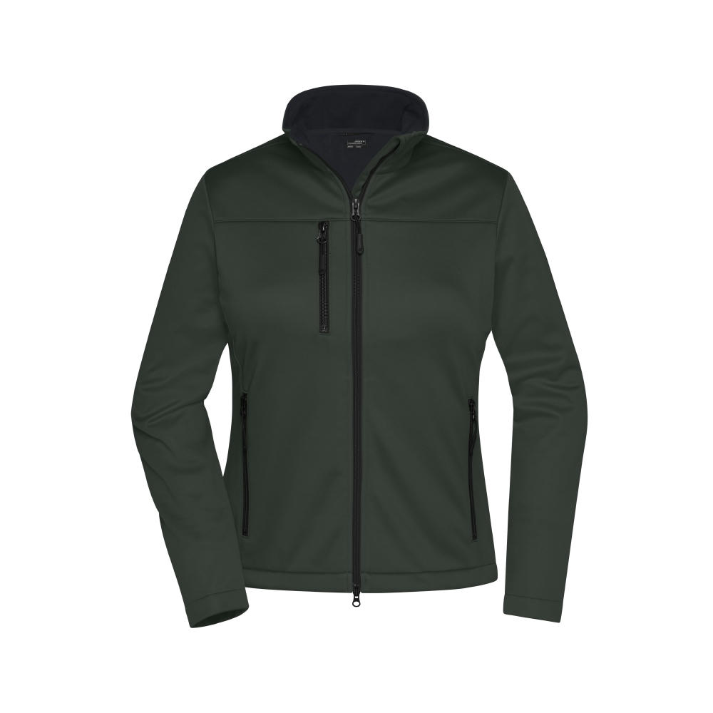 Ladies' Softshell Jacket - Klassische Softshelljacke im sportlichen Design aus recyceltem Polyester
