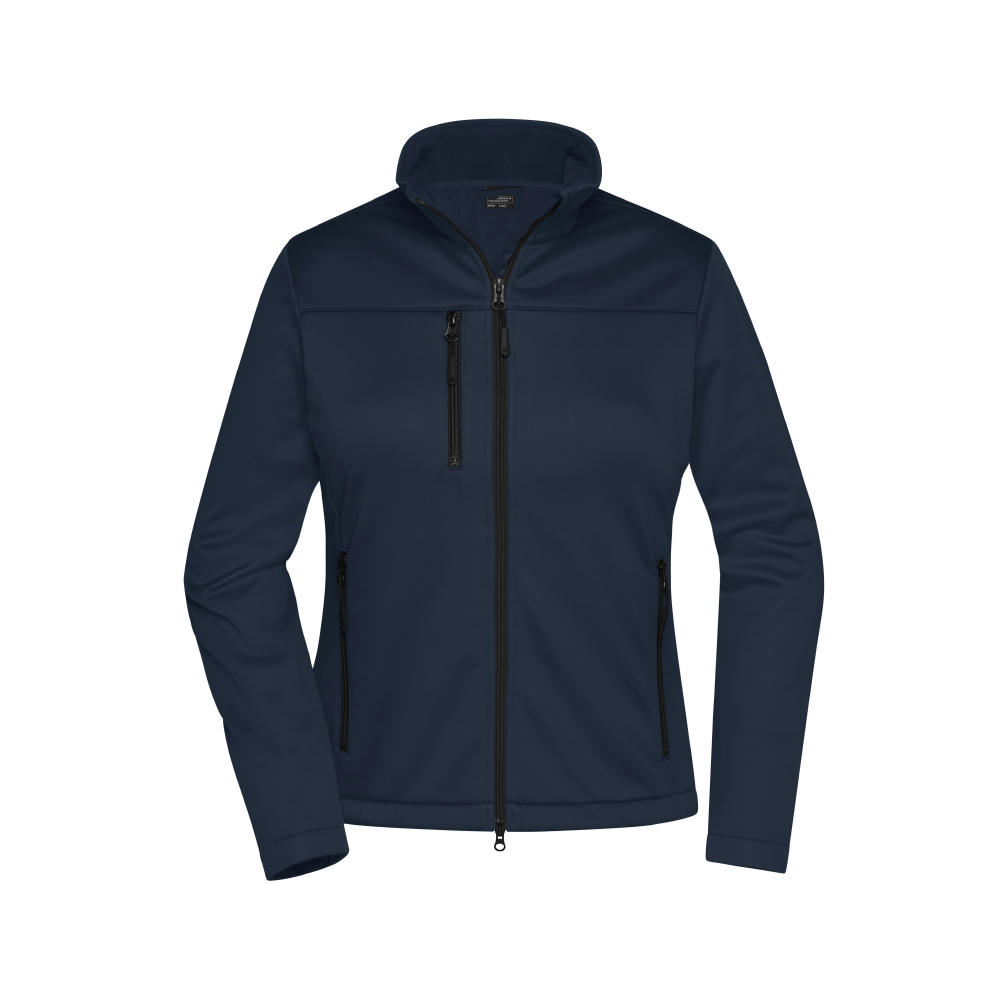 Ladies' Softshell Jacket-Klassische Softshelljacke im sportlichen Design aus recyceltem Polyester