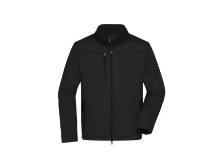 Men's Softshell Jacket-Klassische Softshelljacke im sportlichen Design aus recyceltem Polyester