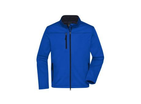 Men's Softshell Jacket-Klassische Softshelljacke im sportlichen Design aus recyceltem Polyester