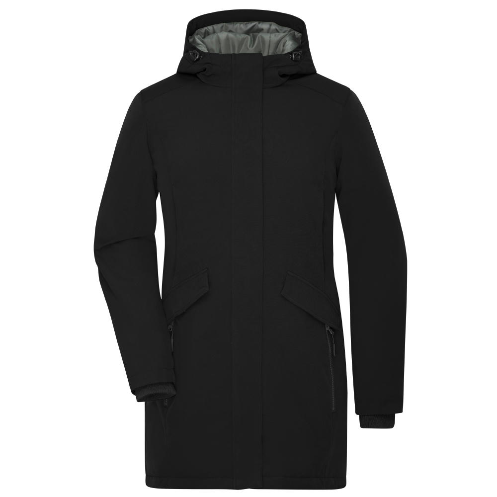 Ladies' Business Parka - Klassischer, wattierter Parka mit angeschnittener Kapuze