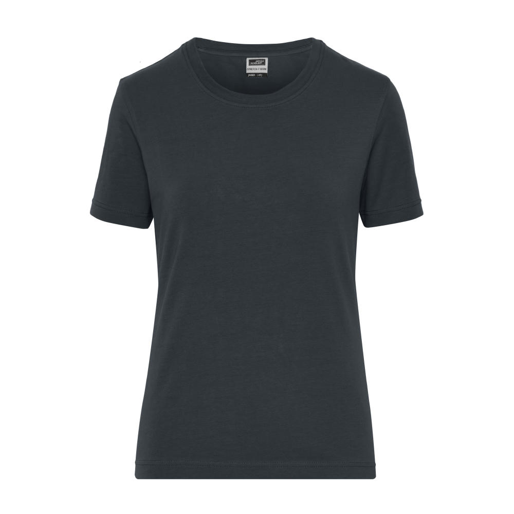 Ladies' ORGANIC Stretch-T Work - SOLID -   OCS Blended - T-Shirt aus weichem Elastic-Single Jersey