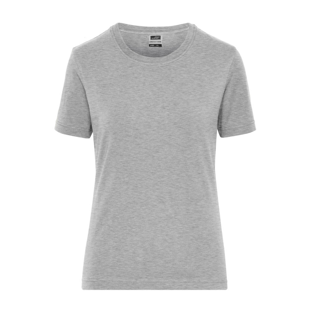 Ladies' ORGANIC Stretch-T Work - SOLID -   OCS Blended - T-Shirt aus weichem Elastic-Single Jersey
