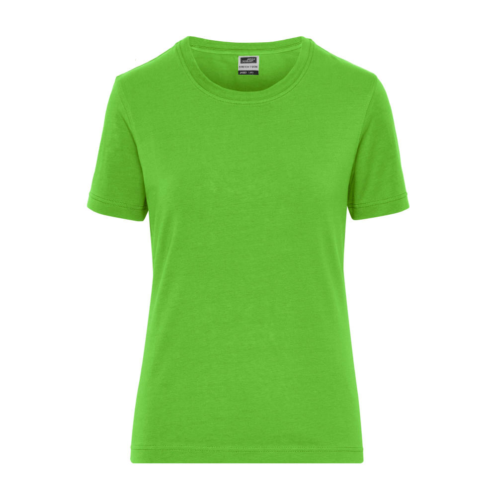 Ladies' ORGANIC Stretch-T Work - SOLID -   OCS Blended - T-Shirt aus weichem Elastic-Single Jersey