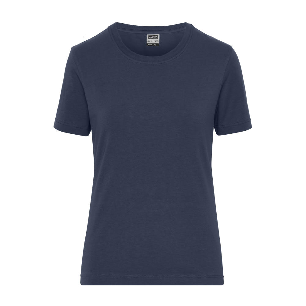 Ladies' ORGANIC Stretch-T Work - SOLID -   OCS Blended - T-Shirt aus weichem Elastic-Single Jersey