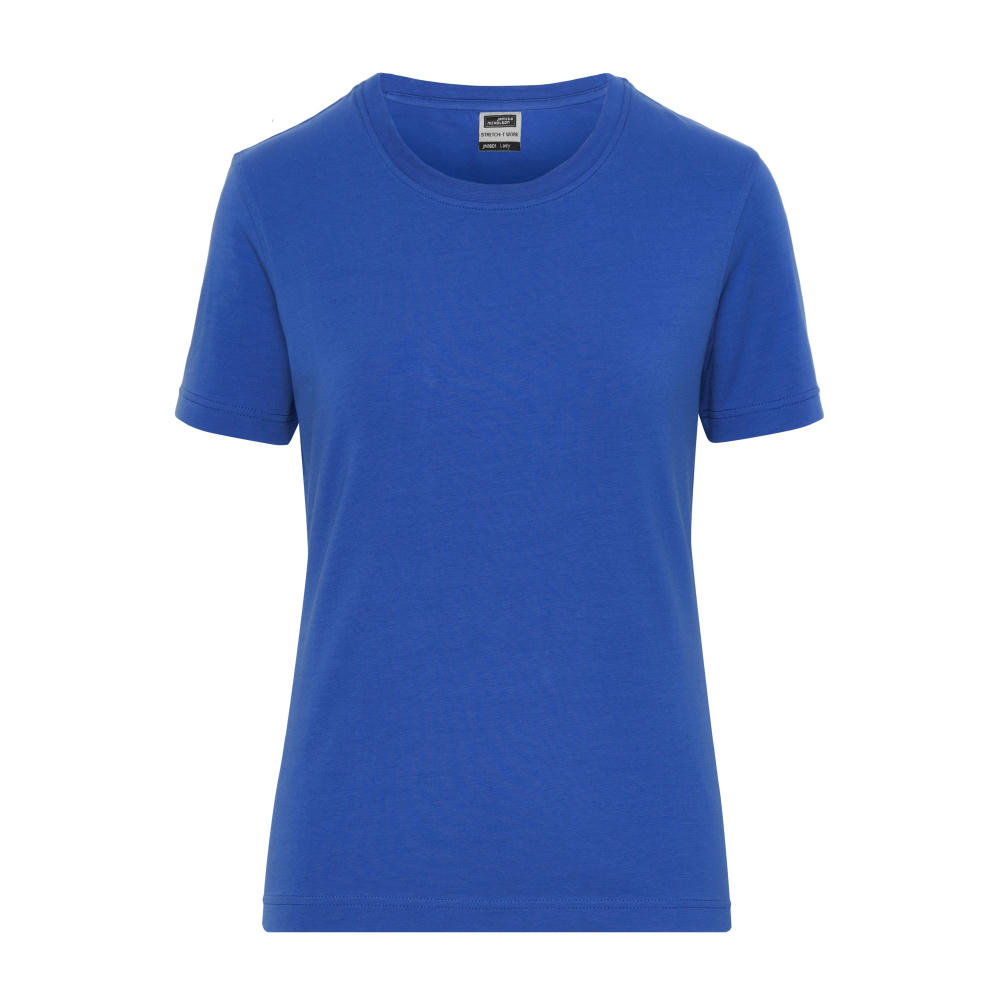 Ladies' ORGANIC Stretch-T Work - SOLID -   OCS Blended - T-Shirt aus weichem Elastic-Single Jersey