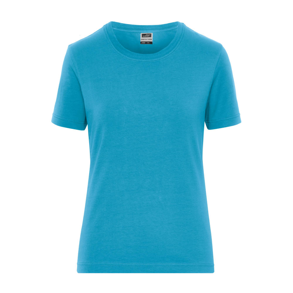 Ladies' ORGANIC Stretch-T Work - SOLID -   OCS Blended - T-Shirt aus weichem Elastic-Single Jersey