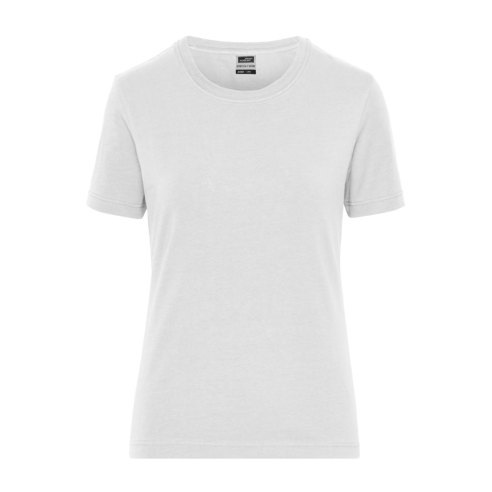 Ladies' BIO Stretch-T Work - SOLID --T-Shirt aus weichem Elastic-Single-Jersey