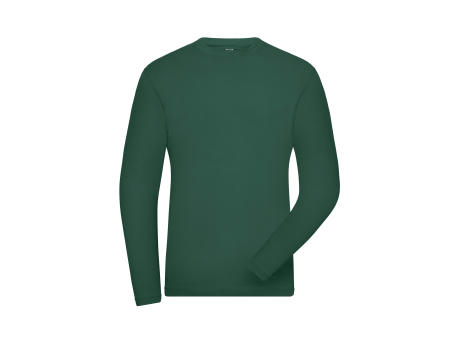 Men's BIO Stretch-Longsleeve Work - SOLID --Langarm Shirt aus weichem Elastic-Single-Jersey