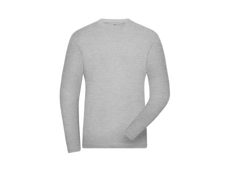 Men's BIO Stretch-Longsleeve Work - SOLID - - Langarm Shirt aus weichem Elastic-Single-Jersey