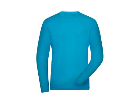 Men's BIO Stretch-Longsleeve Work - SOLID --Langarm Shirt aus weichem Elastic-Single-Jersey