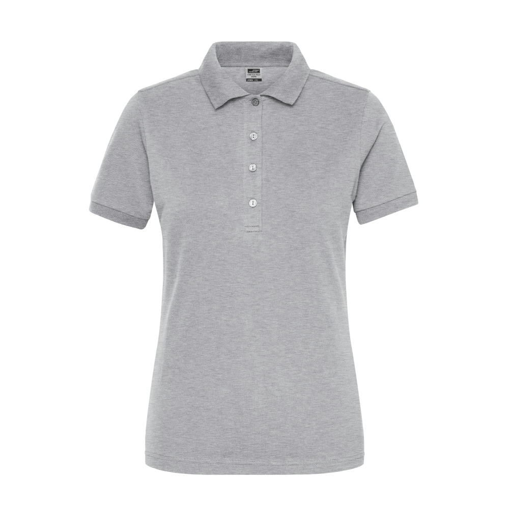 Ladies' BIO Stretch-Polo Work - SOLID - - Polo aus weichem Elastic-Piqué
