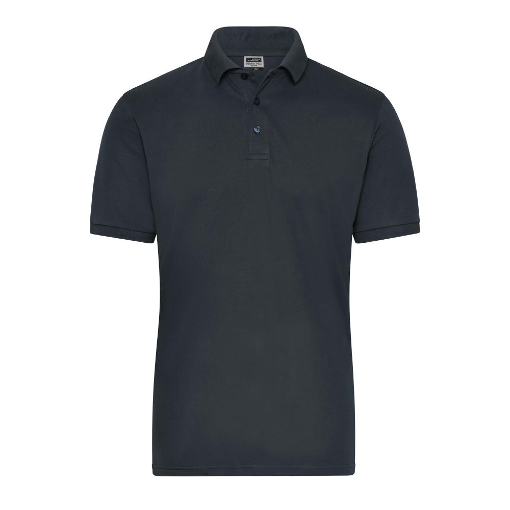 Men's BIO Stretch-Polo Work - SOLID --Polo aus weichem Elastic-Piqué