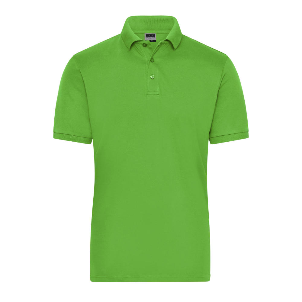 Men's BIO Stretch-Polo Work - SOLID --Polo aus weichem Elastic-Piqué