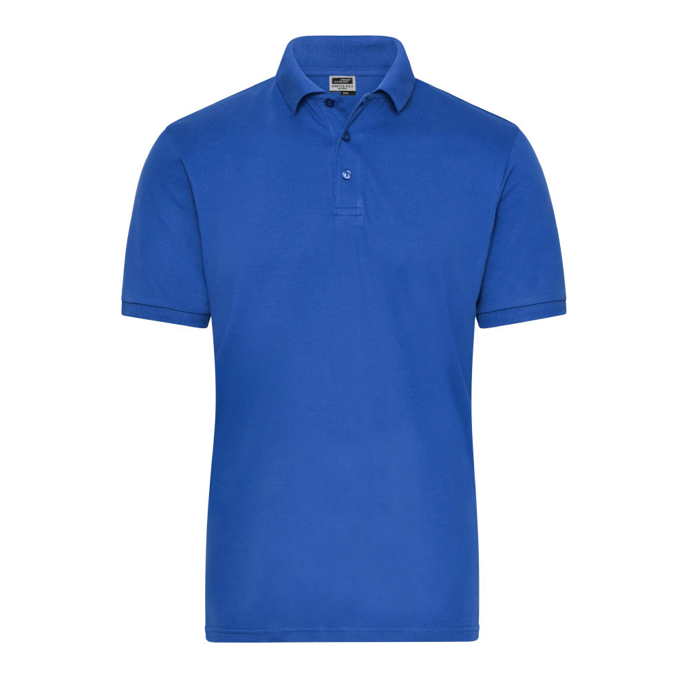 Men's BIO Stretch-Polo Work - SOLID - - Polo aus weichem Elastic-Piqué