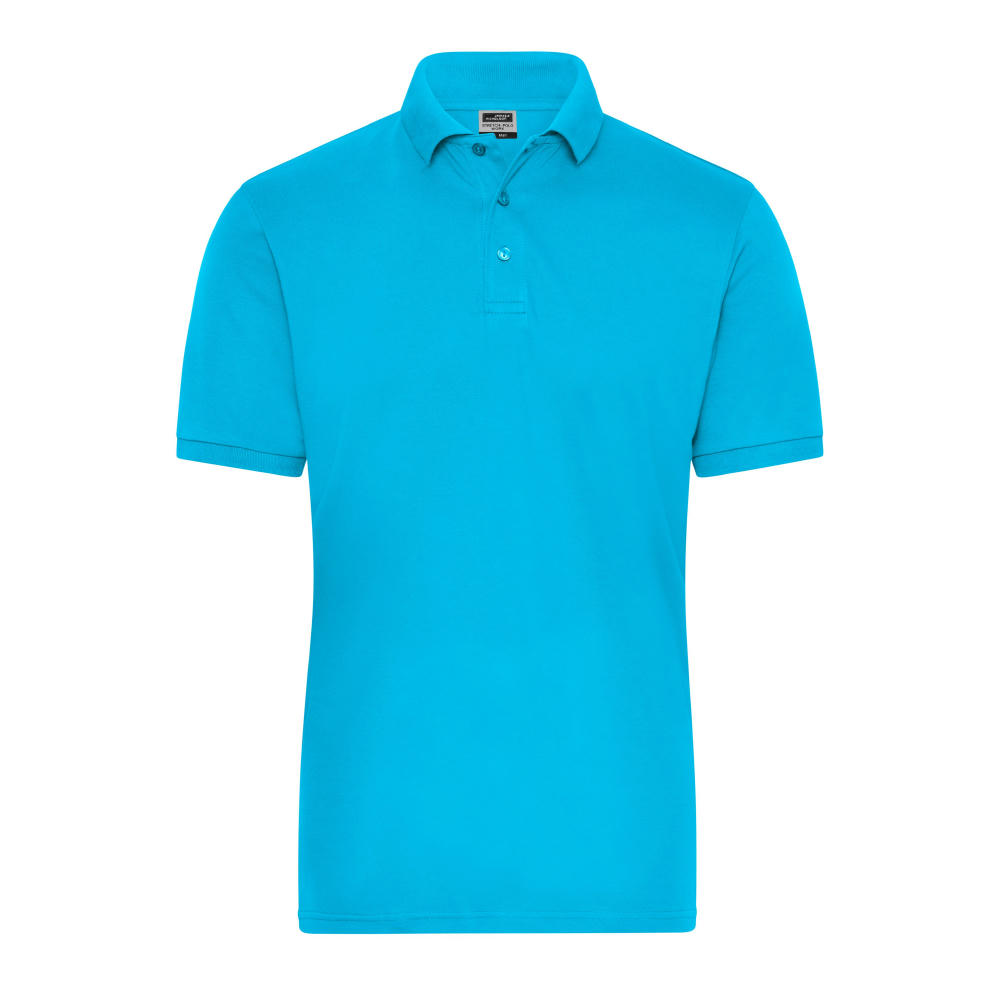 Men's BIO Stretch-Polo Work - SOLID - - Polo aus weichem Elastic-Piqué