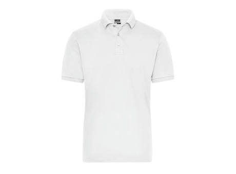 Men's BIO Stretch-Polo Work - SOLID --Polo aus weichem Elastic-Piqué