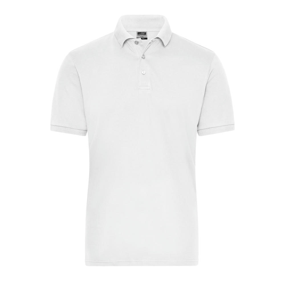 Men's BIO Stretch-Polo Work - SOLID - - Polo aus weichem Elastic-Piqué
