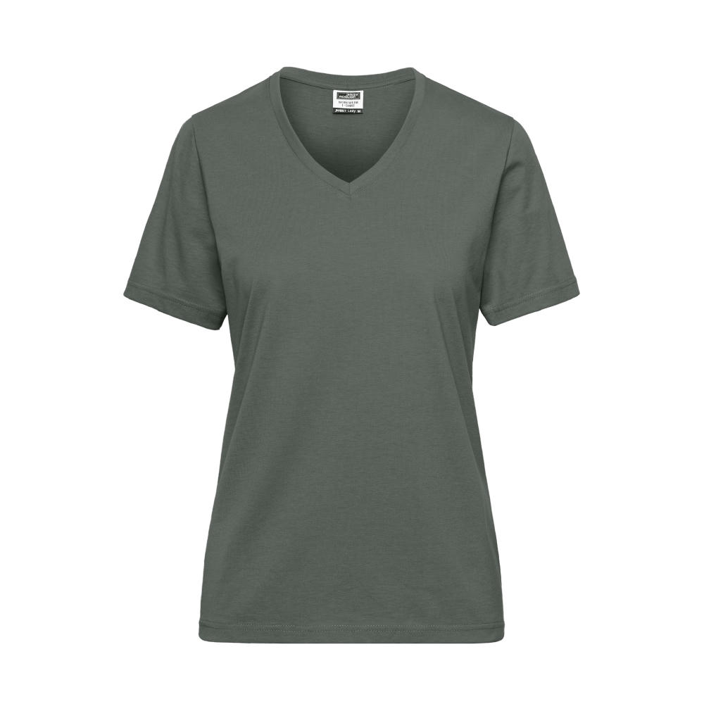 Ladies' ORGANIC Workwear T-Shirt   OCS Blended - Strapazierfähiges und pflegeleichtes T-Shirt