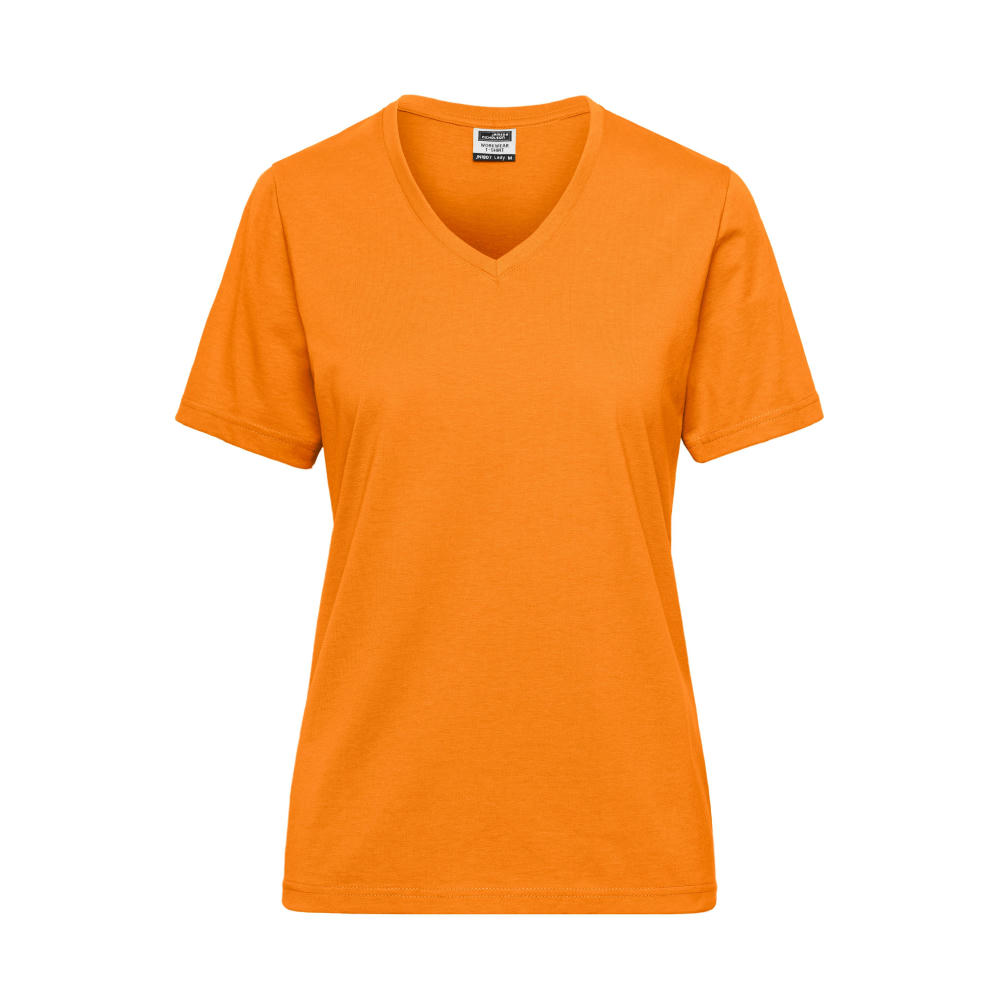 Ladies' ORGANIC Workwear T-Shirt   OCS Blended - Strapazierfähiges und pflegeleichtes T-Shirt