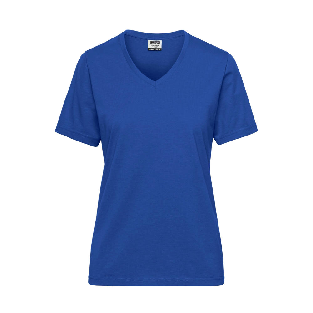 Ladies' ORGANIC Workwear T-Shirt   OCS Blended - Strapazierfähiges und pflegeleichtes T-Shirt