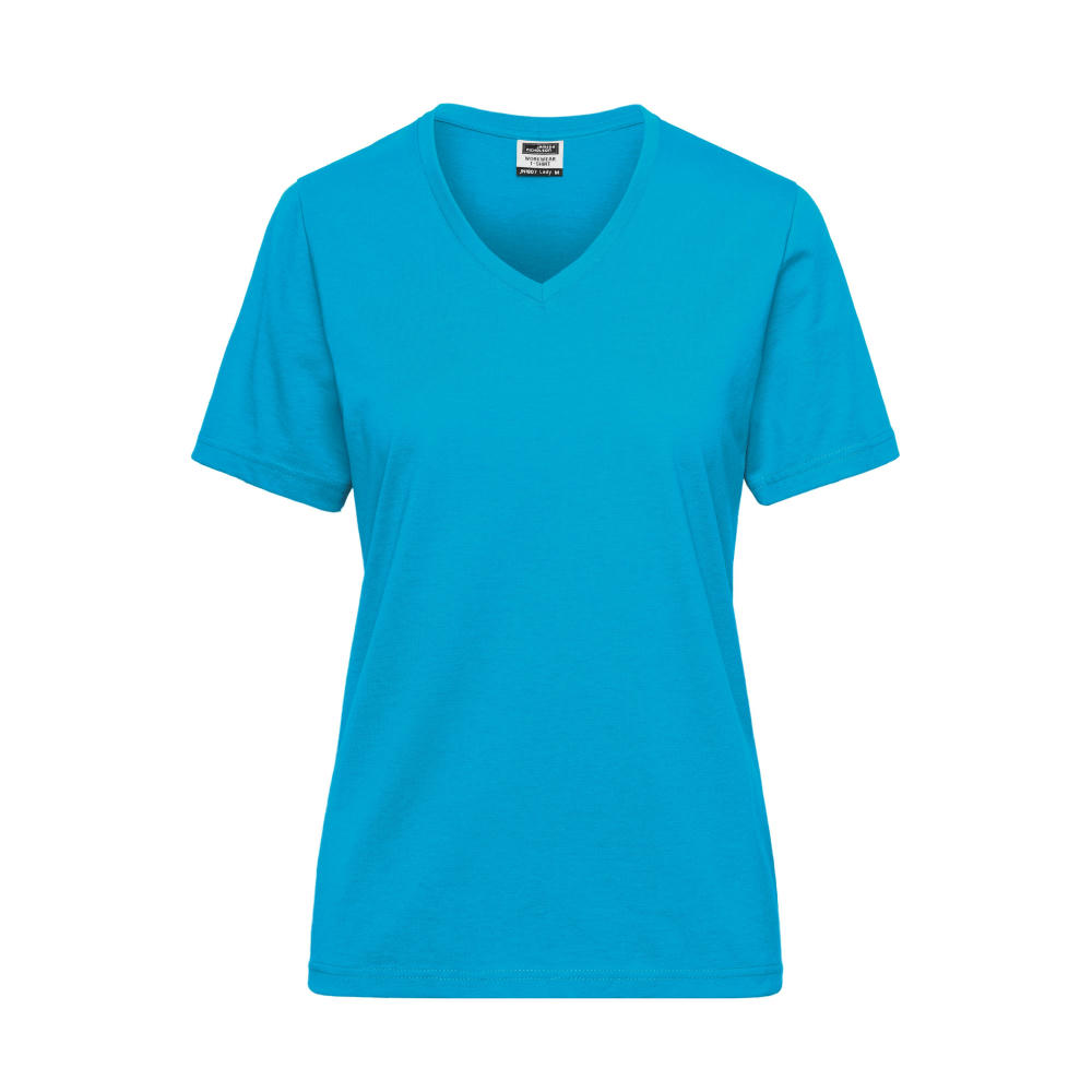 Ladies' ORGANIC Workwear T-Shirt   OCS Blended - Strapazierfähiges und pflegeleichtes T-Shirt