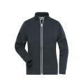 Ladies' Doubleface Work Jacket -  SOLID - - Funktionelle Jacke mit Stehkragen und Kängurutasche